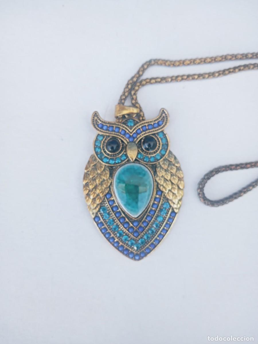 Joyeria: BONITO COLLAR ANTIGUO BUHO - Foto 6