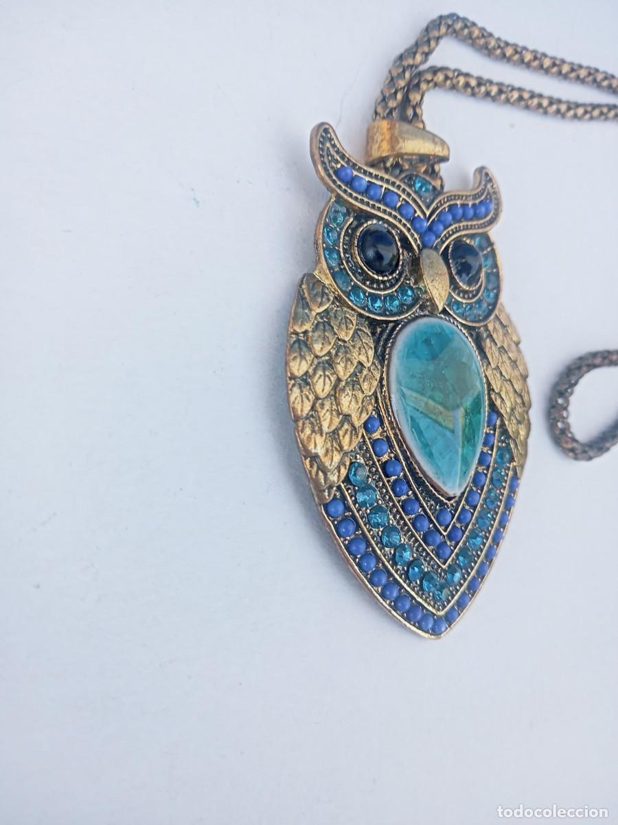 Joyeria: BONITO COLLAR ANTIGUO BUHO - Foto 7