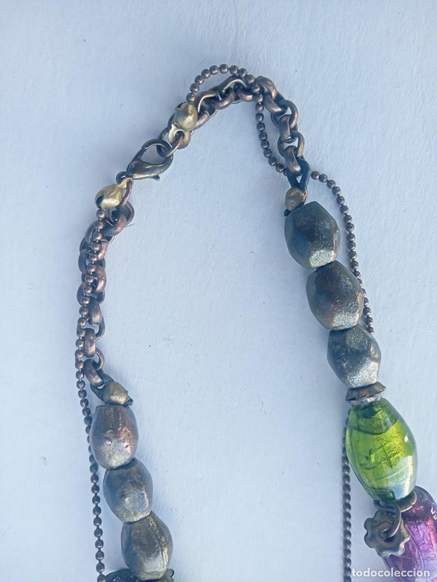 Joyeria: BONITO COLLAR ANTIGUO PIEDRAS - Foto 3