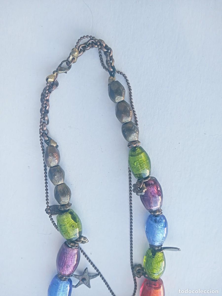 Joyeria: BONITO COLLAR ANTIGUO PIEDRAS - Foto 4