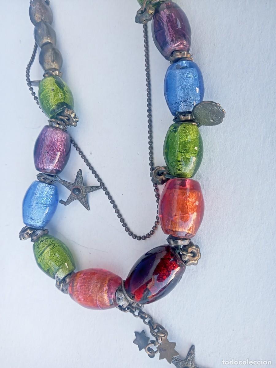 Joyeria: BONITO COLLAR ANTIGUO PIEDRAS - Foto 6
