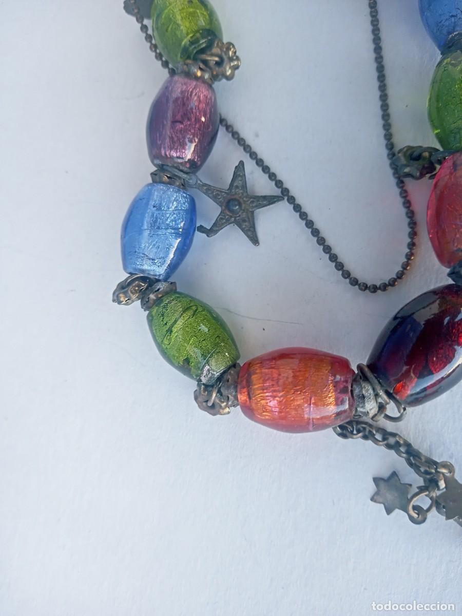 Joyeria: BONITO COLLAR ANTIGUO PIEDRAS - Foto 8