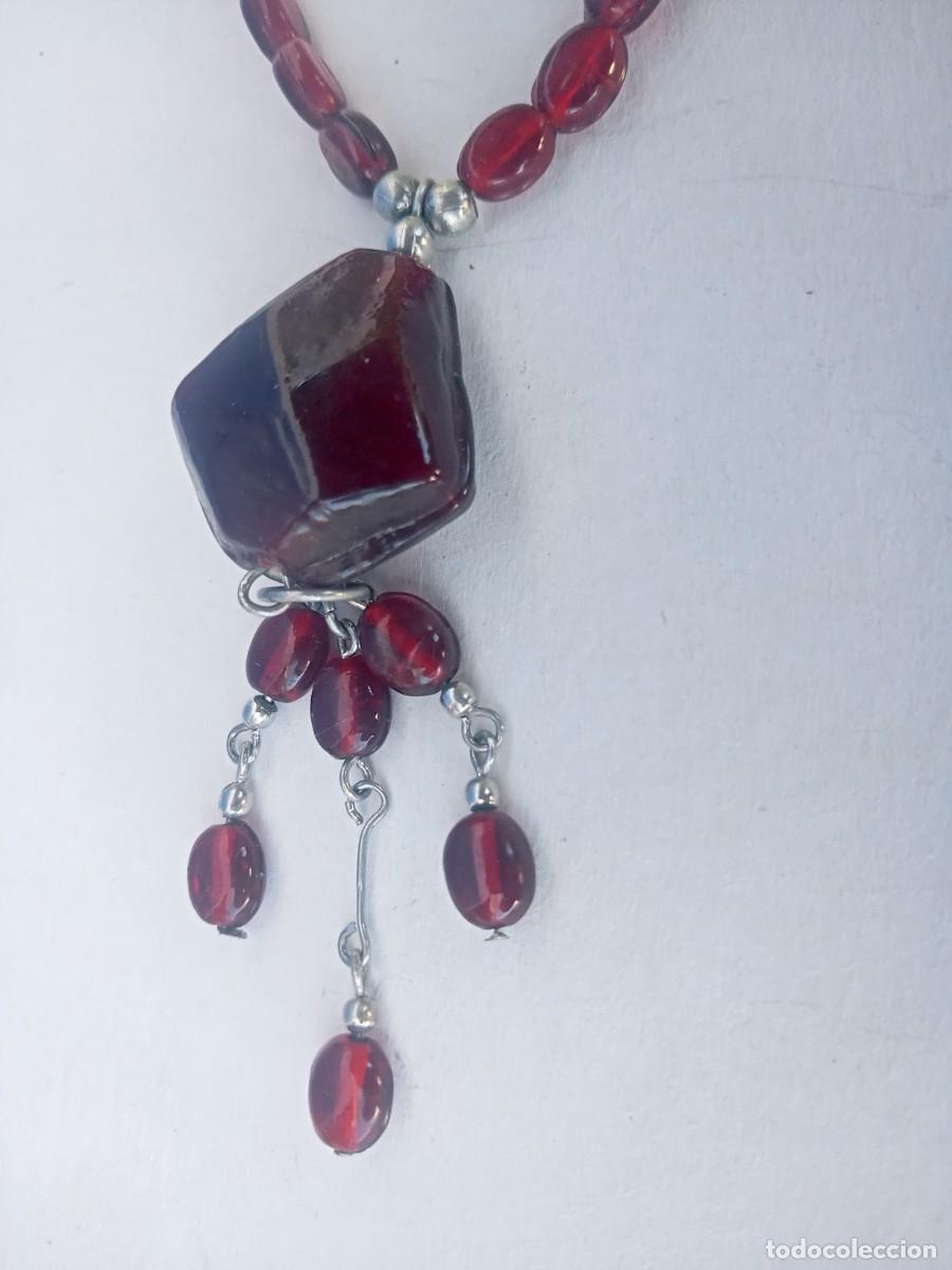 Joyeria: BONITO COLLAR ANTIGUO PIEDRAS - Foto 2