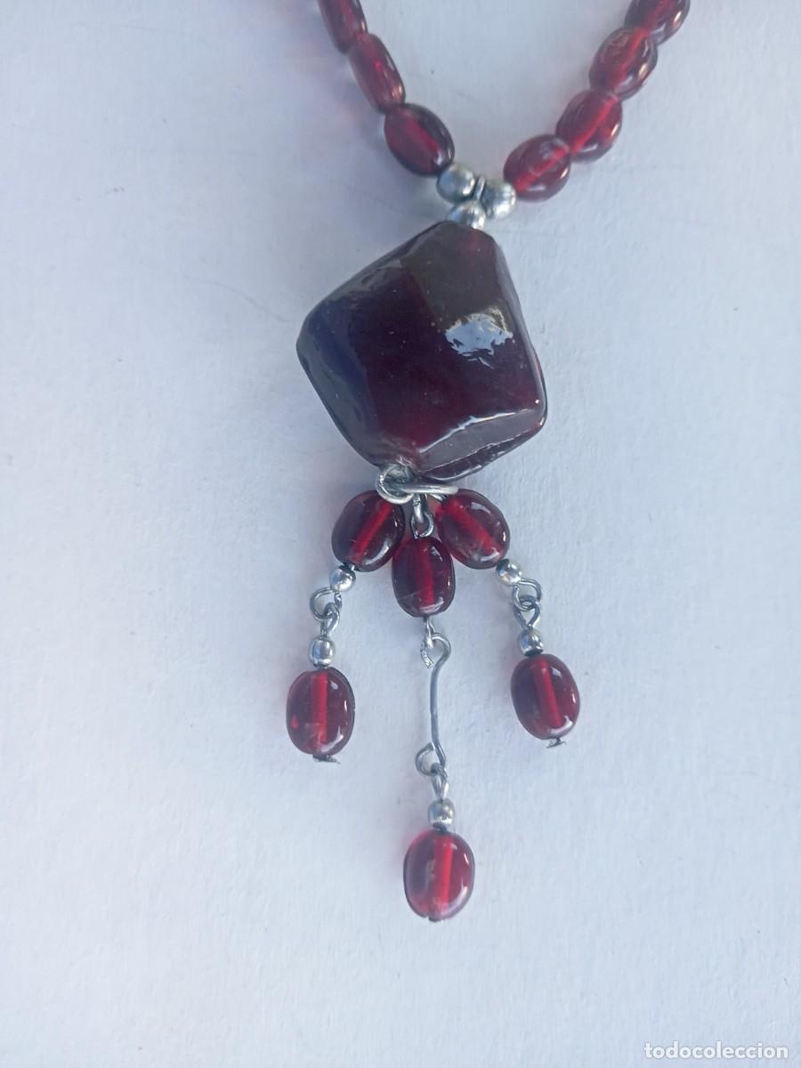 Joyeria: BONITO COLLAR ANTIGUO PIEDRAS - Foto 3
