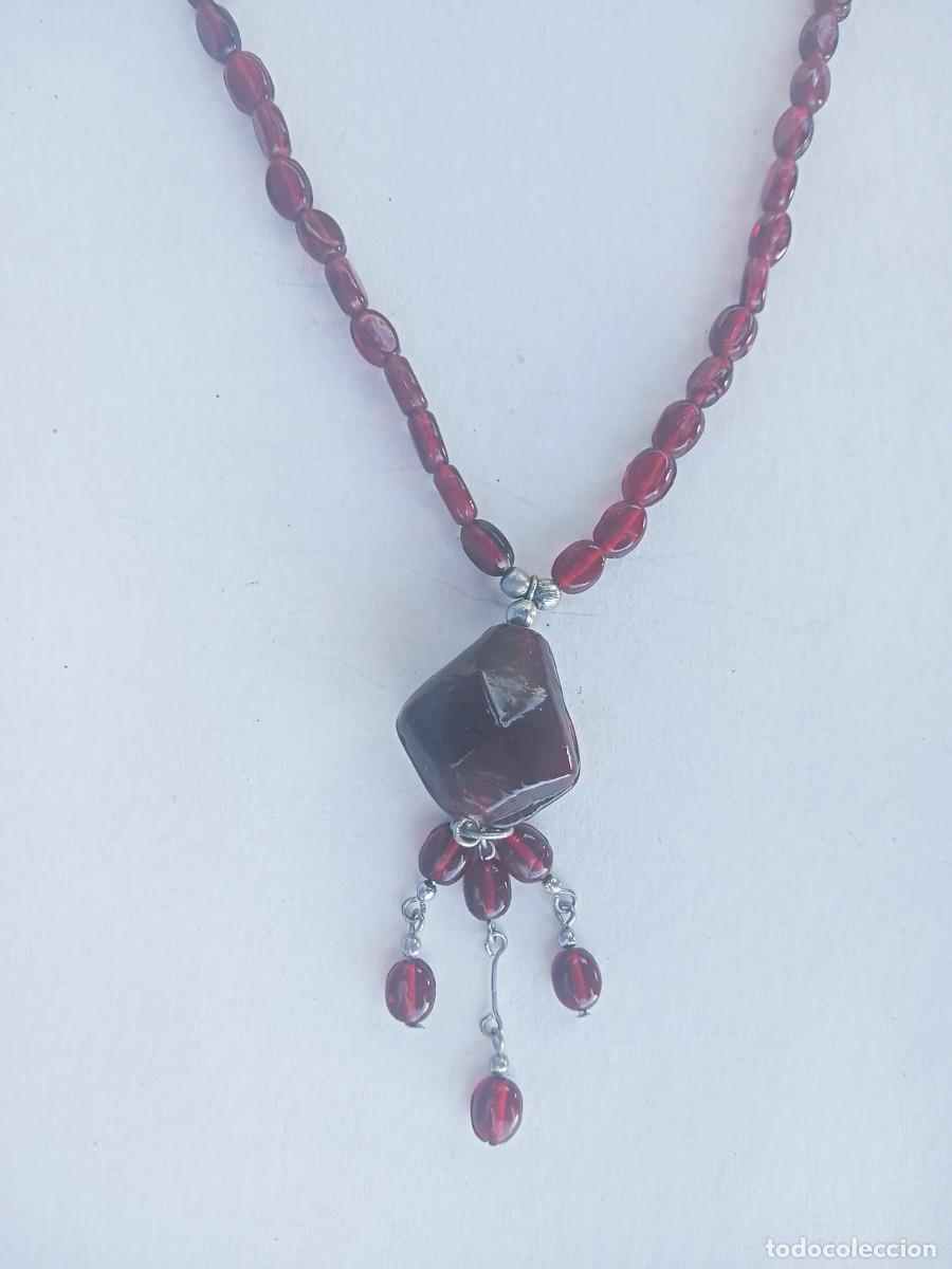 Joyeria: BONITO COLLAR ANTIGUO PIEDRAS - Foto 4
