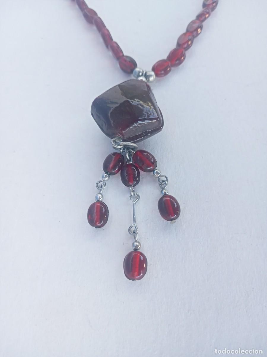 Joyeria: BONITO COLLAR ANTIGUO PIEDRAS - Foto 5