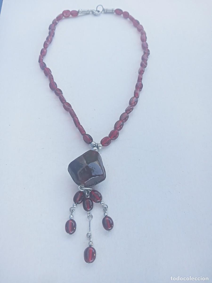 Joyeria: BONITO COLLAR ANTIGUO PIEDRAS - Foto 6