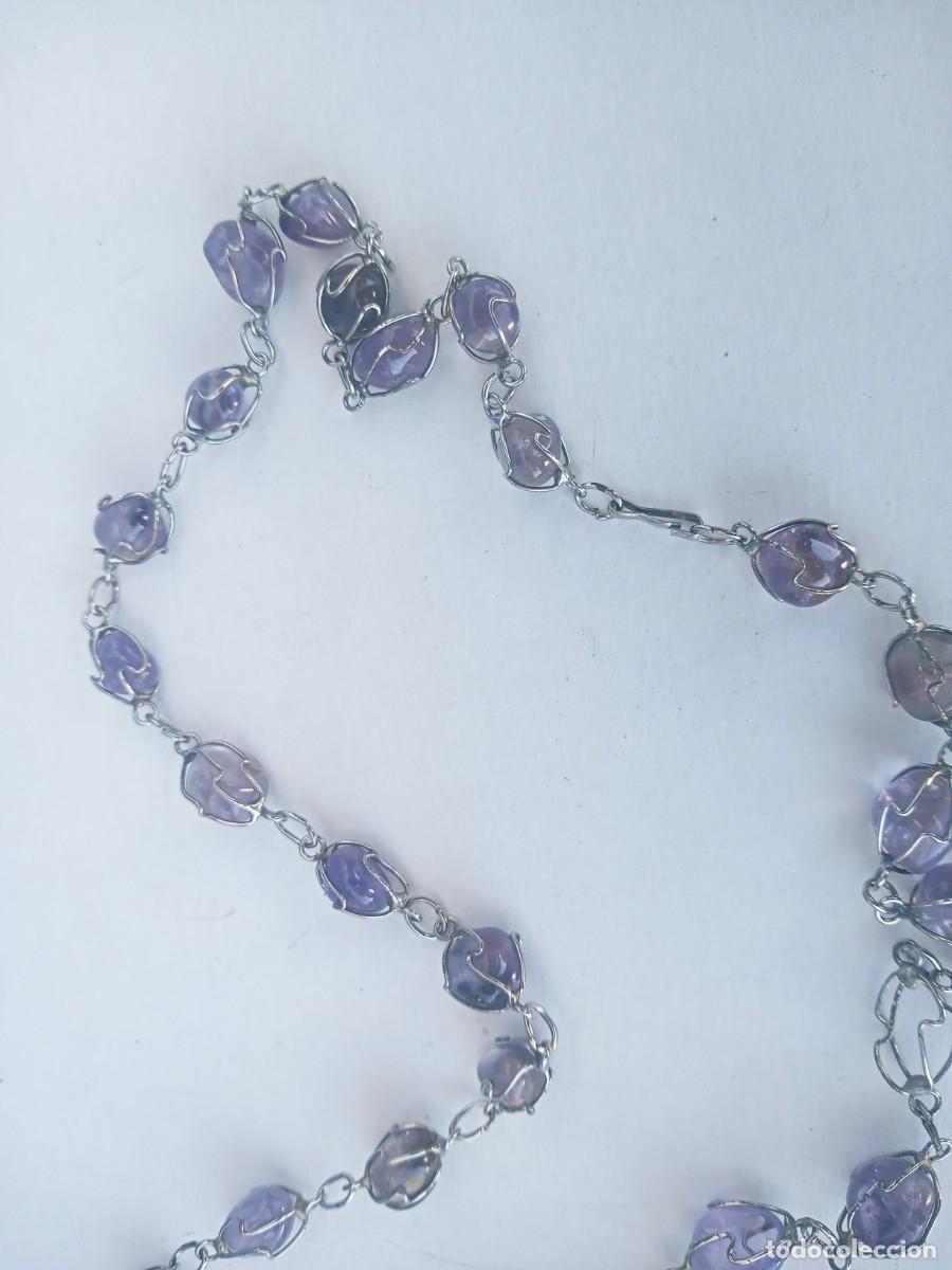 Joyeria: BONITO COLLAR ANTIGUO PIEDRAS - Foto 3