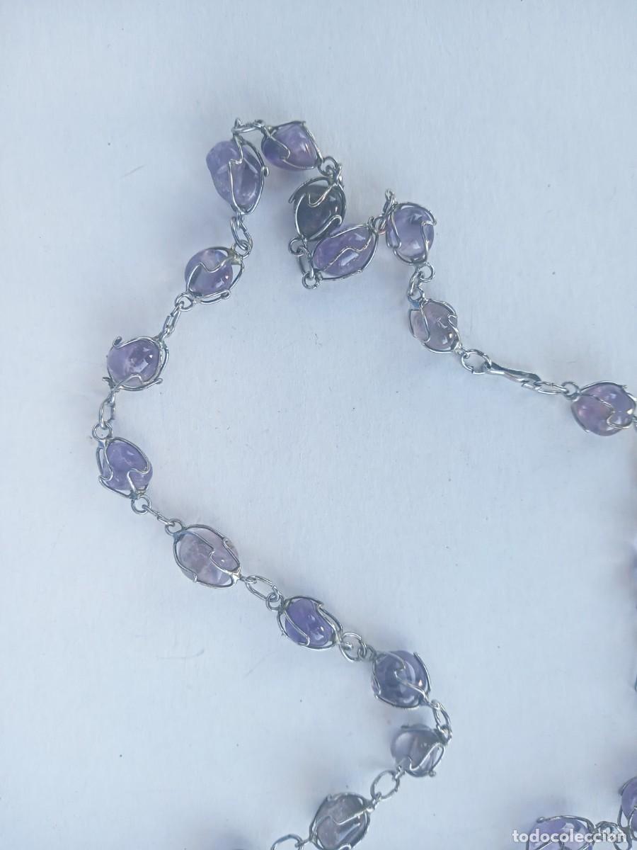 Joyeria: BONITO COLLAR ANTIGUO PIEDRAS - Foto 4