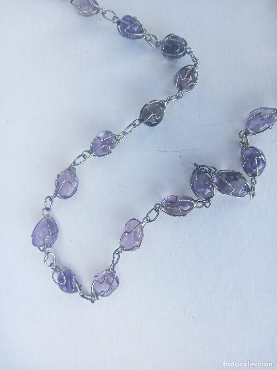 Joyeria: BONITO COLLAR ANTIGUO PIEDRAS - Foto 5