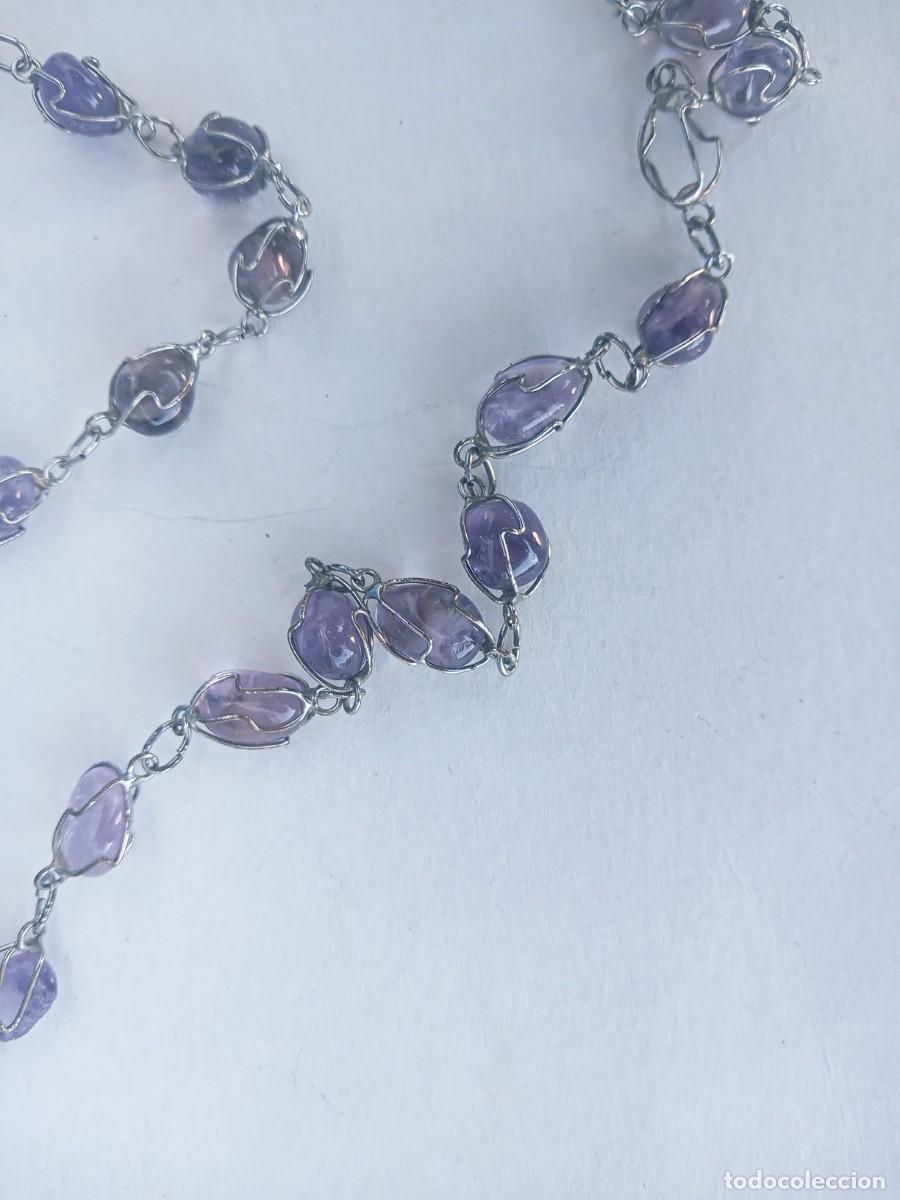 Joyeria: BONITO COLLAR ANTIGUO PIEDRAS - Foto 6