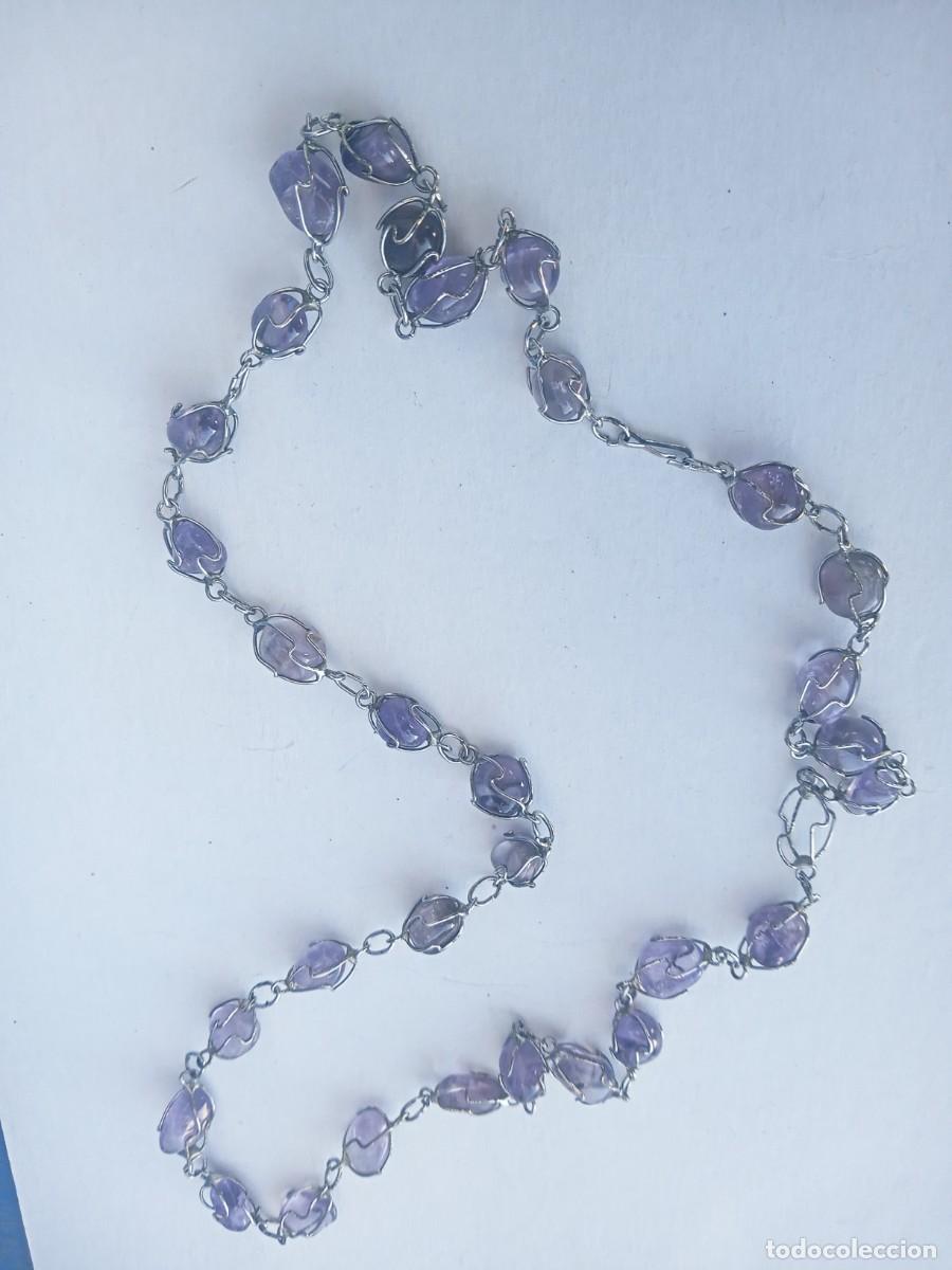 Joyeria: BONITO COLLAR ANTIGUO PIEDRAS - Foto 8