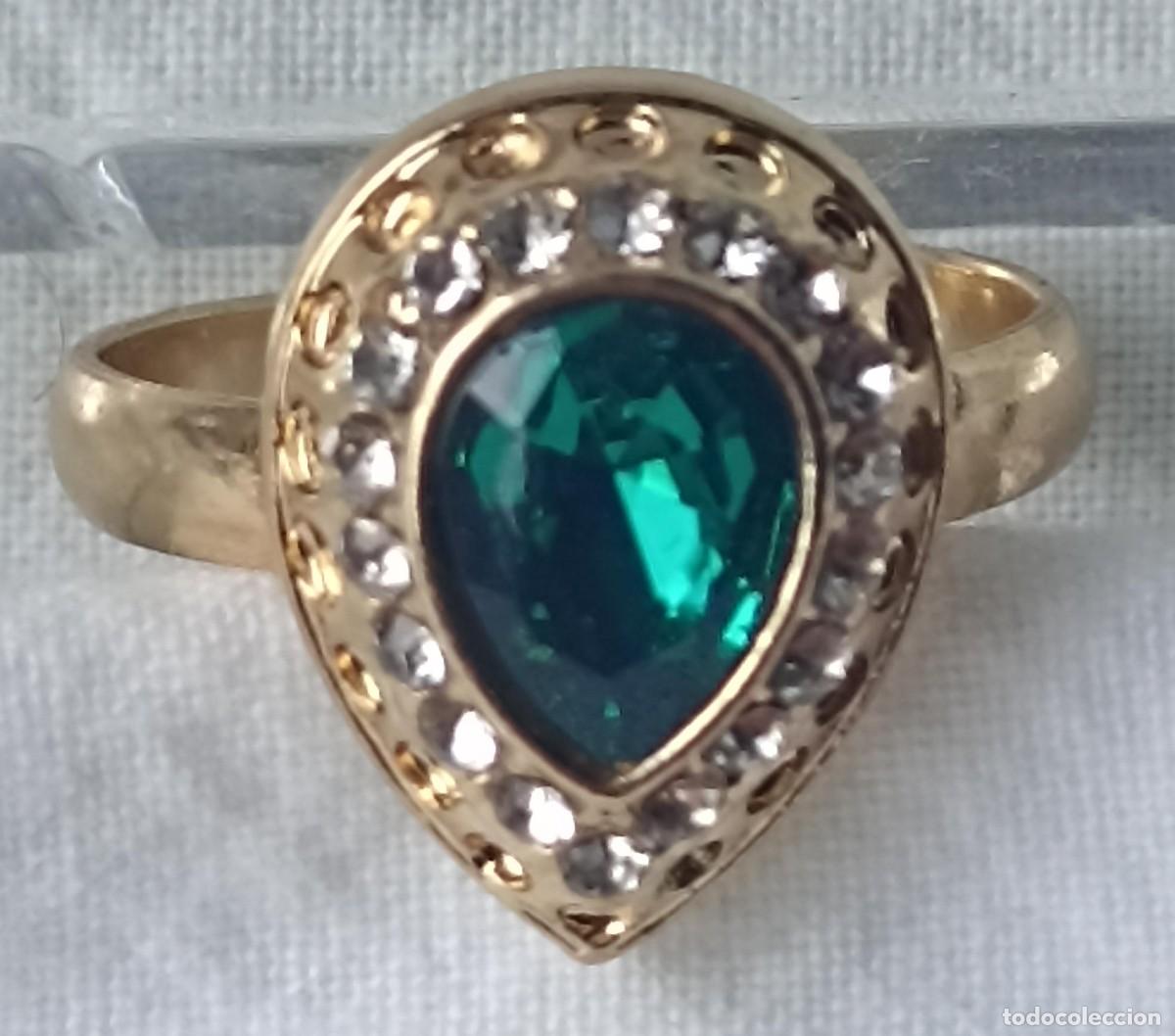 Joyeria: Anillo con circonita verde (joyer&iacute;a) - Foto 6