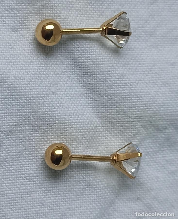 Joyeria: Pendientes con circonita central (joyer&iacute;a) - Foto 2