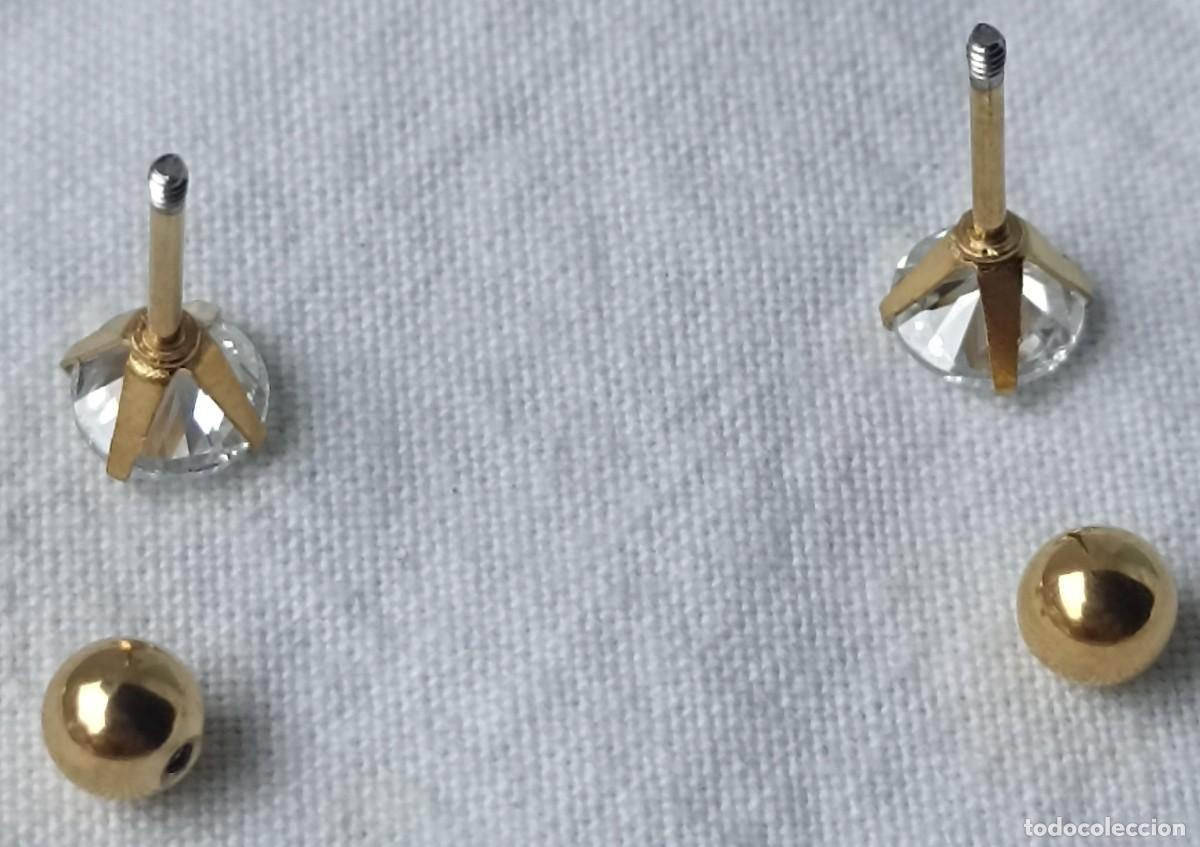 Joyeria: Pendientes con circonita central (joyer&iacute;a) - Foto 4