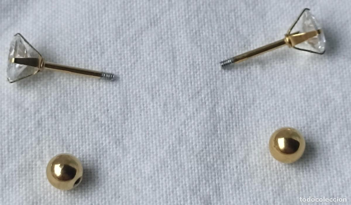 Joyeria: Pendientes con circonita central (joyer&iacute;a) - Foto 5