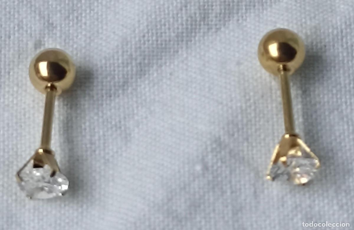 Joyeria: Juego pendientes con circonita (joyer&iacute;a) - Foto 2
