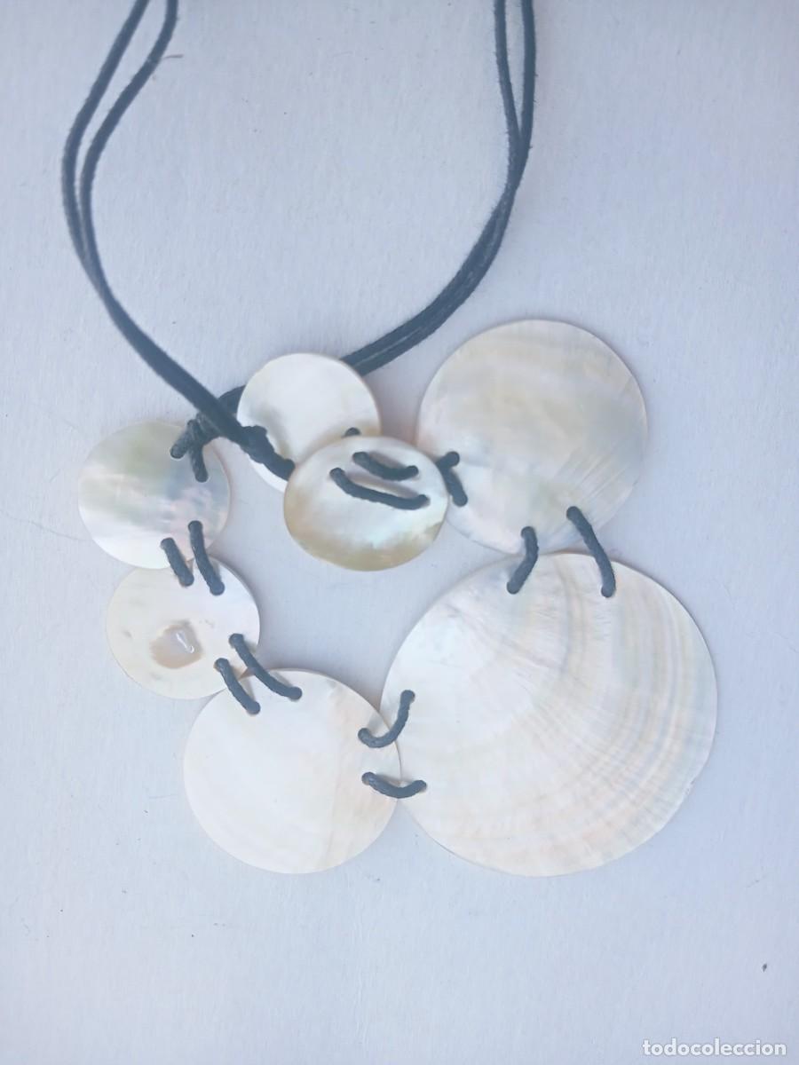 Joyeria: BONITO COLLAR ANTIGUO de nacar - Foto 2