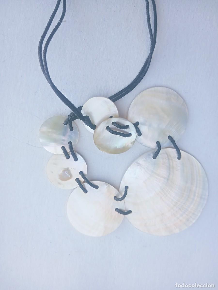 Joyeria: BONITO COLLAR ANTIGUO de nacar - Foto 3