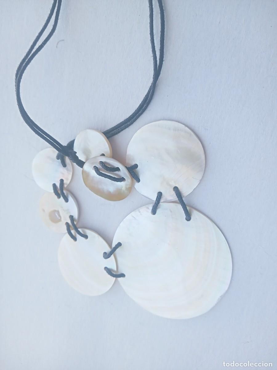 Joyeria: BONITO COLLAR ANTIGUO de nacar - Foto 5