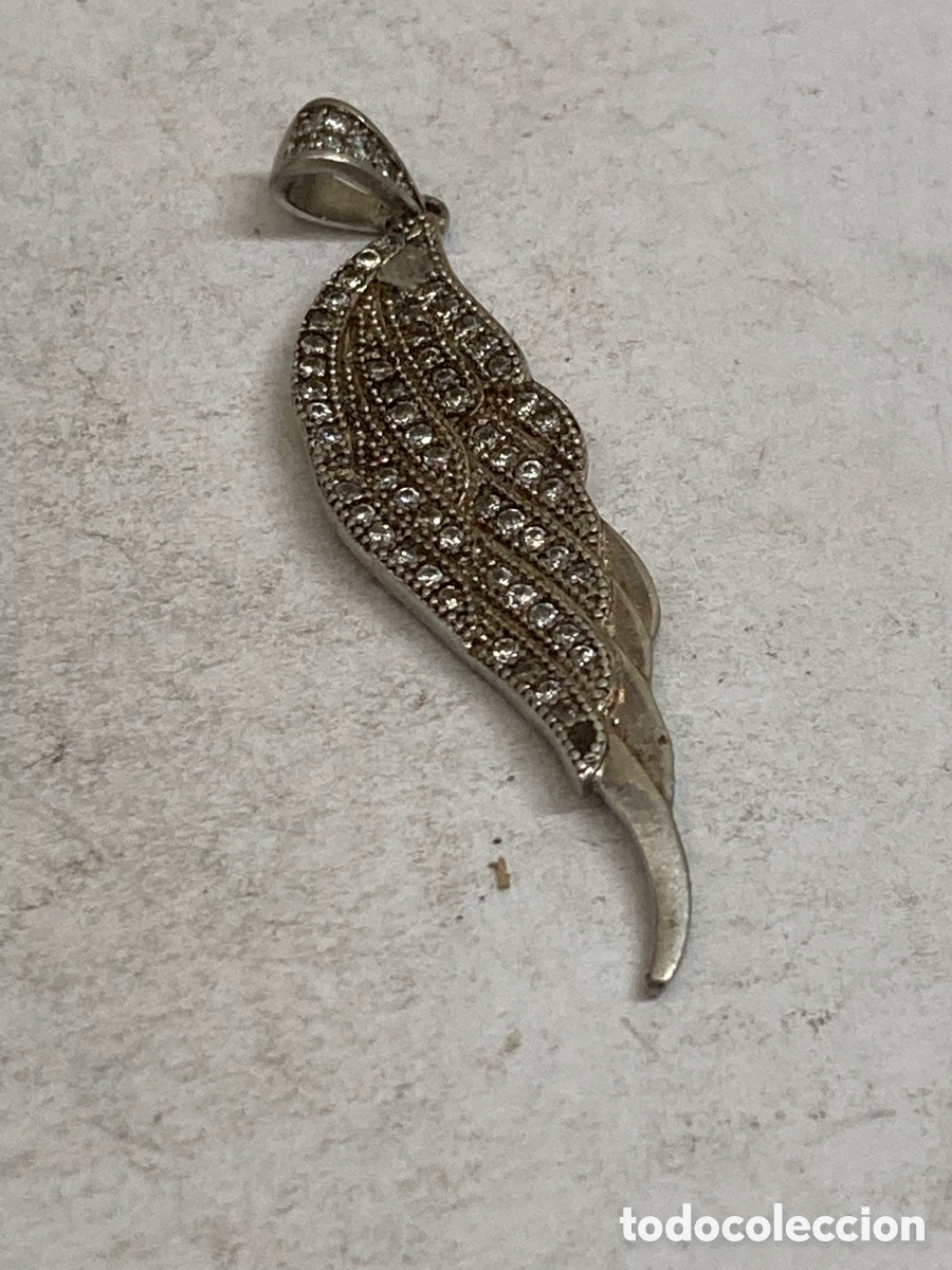 Joyeria: Colgante de plata con engastado C438 - Foto 1