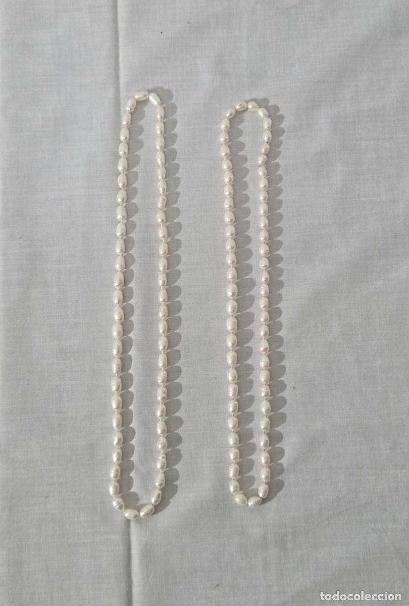 Joyeria: Pareja de collares de perlas de agua dulce - Foto 1