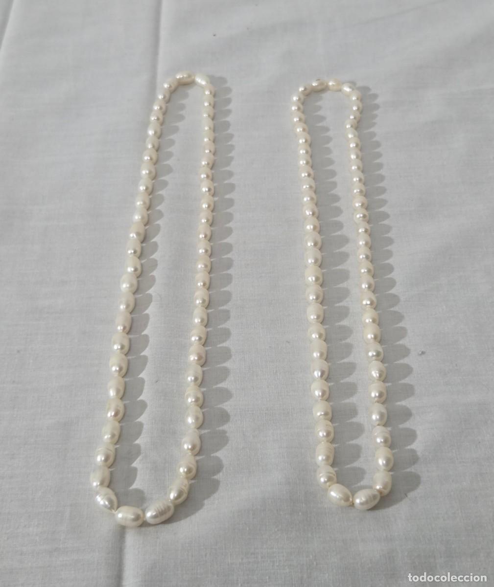 Joyeria: Pareja de collares de perlas de agua dulce - Foto 2