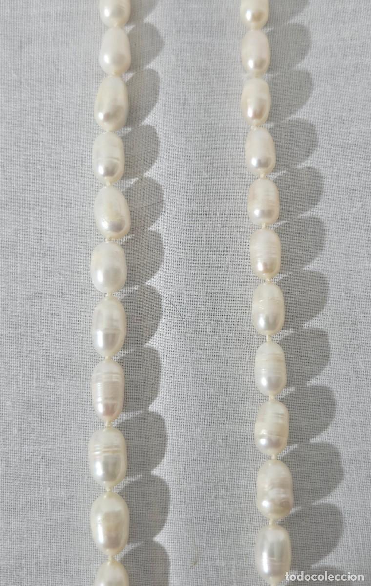 Joyeria: Pareja de collares de perlas de agua dulce - Foto 4