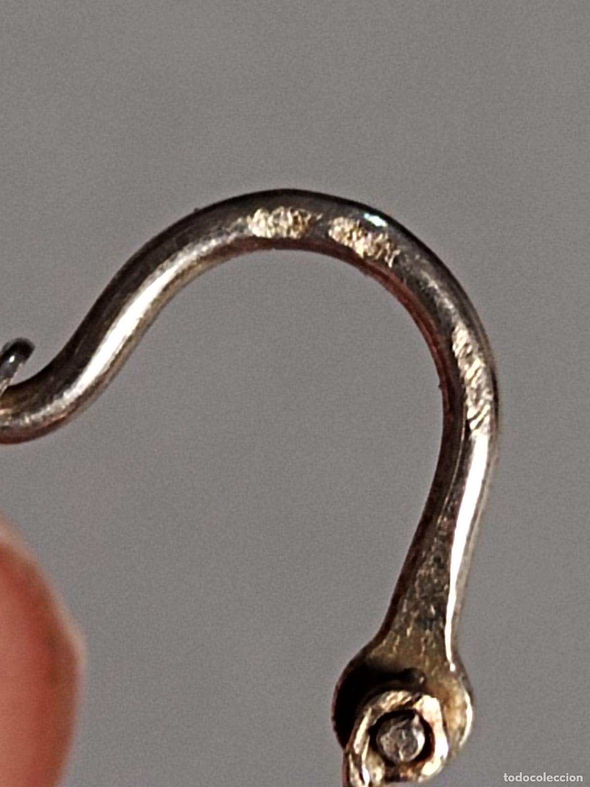Joyeria: Pendientes de plata de ley contrastada, aros. - Foto 5