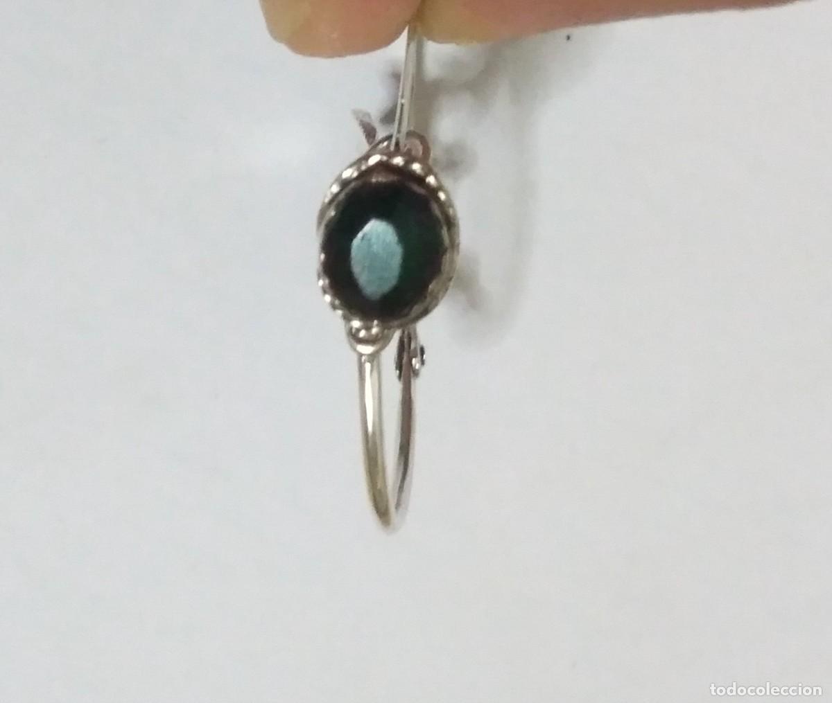 Joyeria: Antiguos pendientes regionales en plata o arracadas - Foto 8