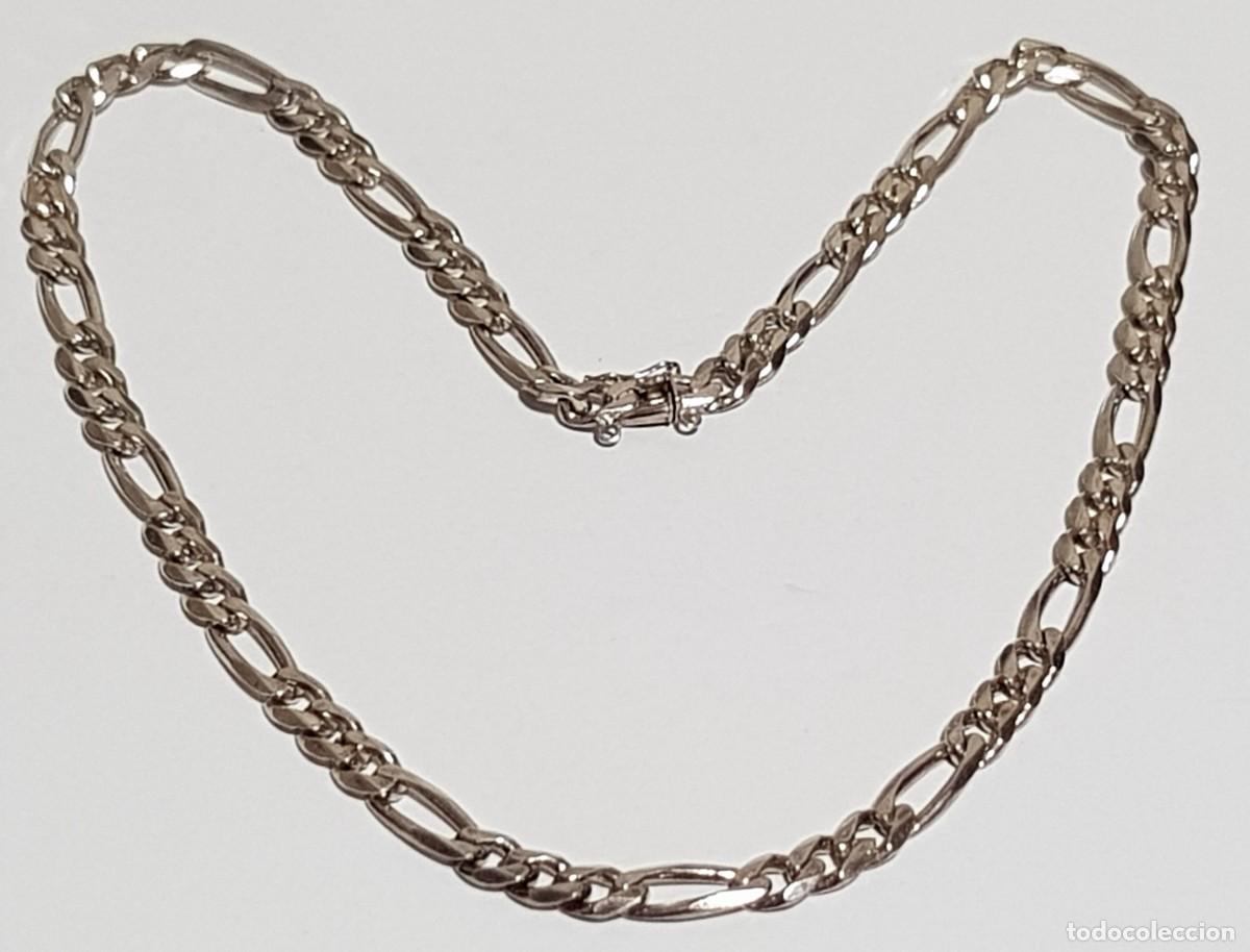 Joyeria: Cadena de plata de Ley 925 mm. de 56,50 cm. - Foto 1