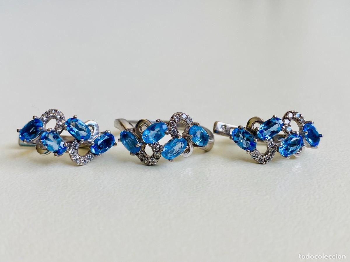 Joyeria: Pendientes y anillo de plata 925 - Foto 1