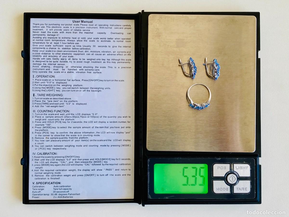 Joyeria: Pendientes y anillo de plata 925 - Foto 13