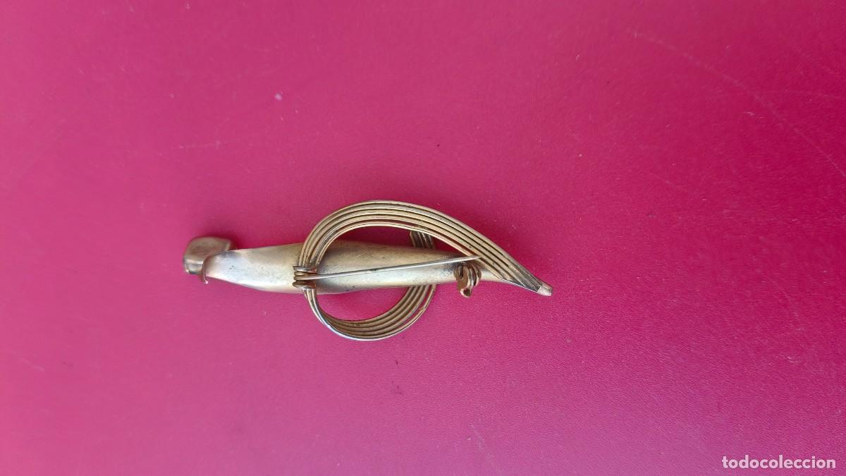 Joyeria: Broche vintage ann&eacute;es 70 plaqu&eacute; or - Foto 3