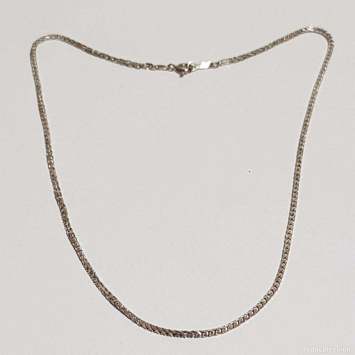 Joyeria: Cadena de plata de Ley 925 mm. de 42,50 cm. - Foto 1