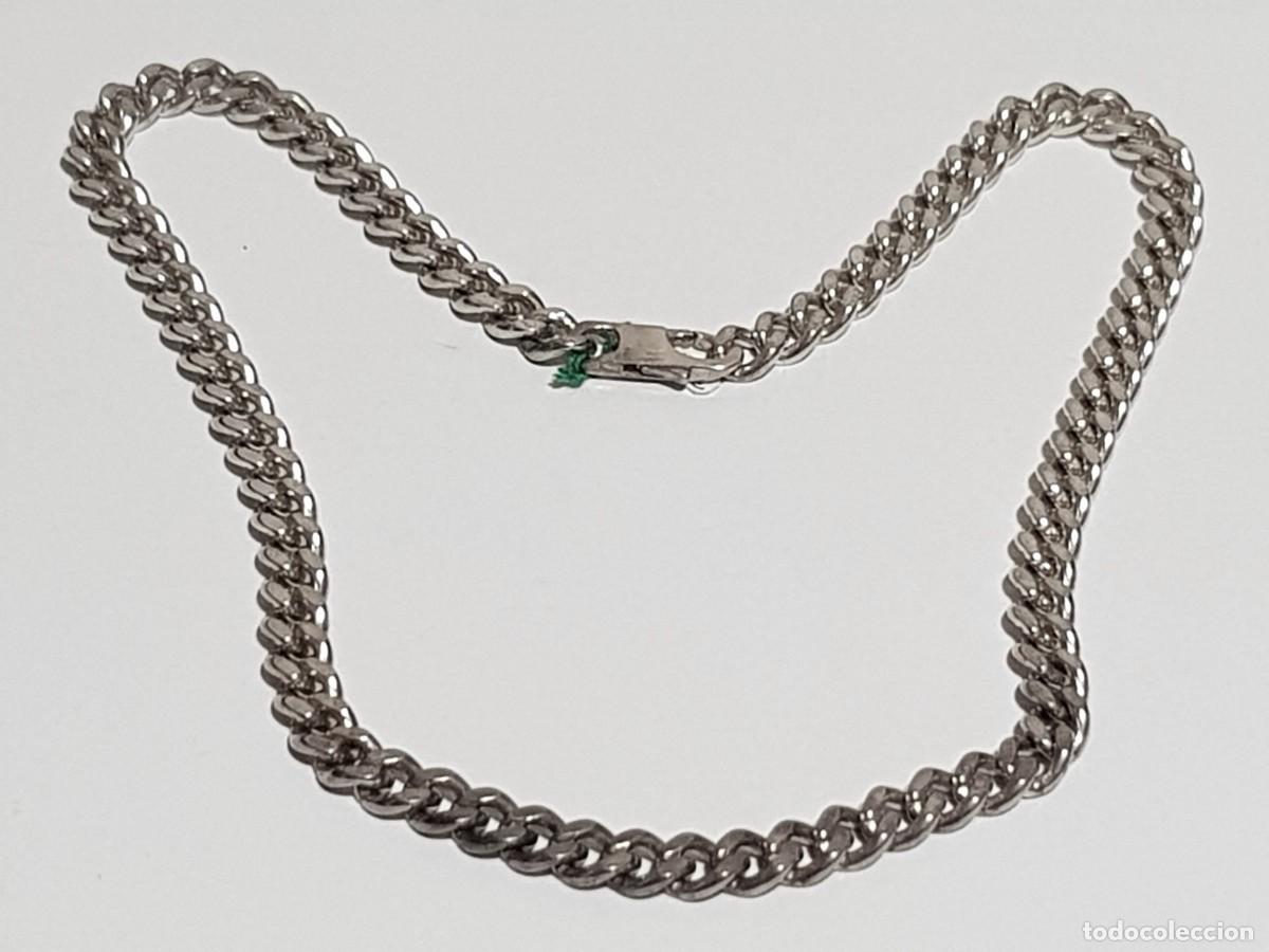 Joyeria: Cadena Barbada maciza de plata de Ley 925 mm. - Foto 1