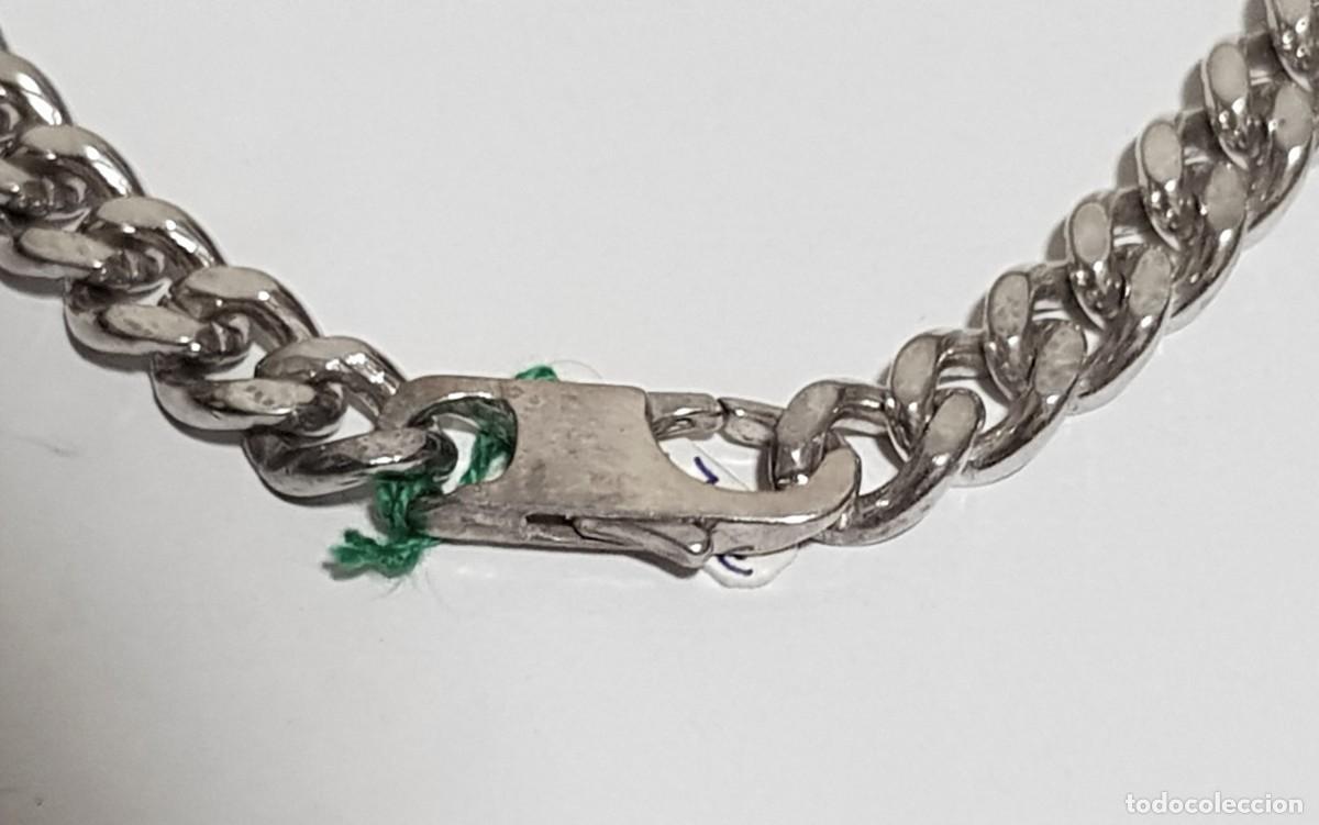 Joyeria: Cadena Barbada maciza de plata de Ley 925 mm. - Foto 3