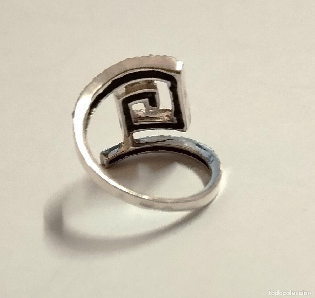 Joyeria: Anillo Plata ley con marquesitas, talla 17 - Foto 3