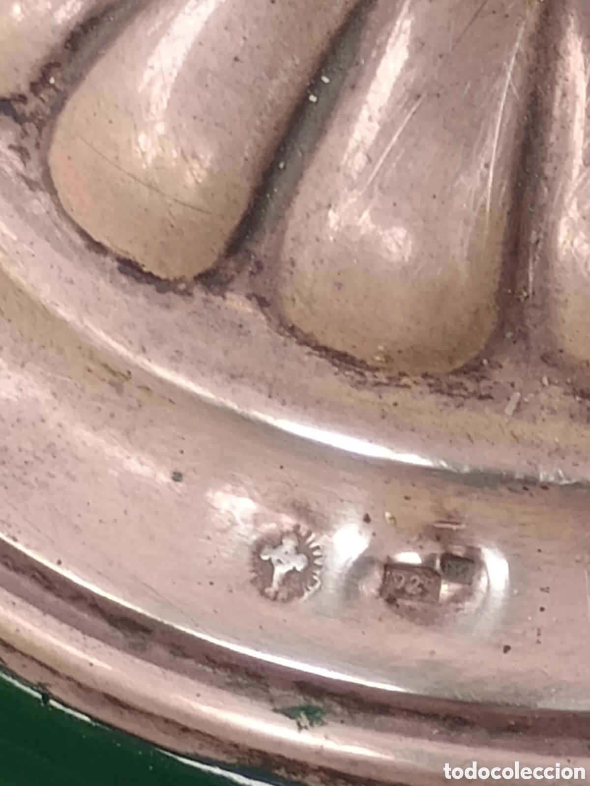 Joyeria: Copa plata punzonada a&ntilde;o 1994 con marcas - Foto 6