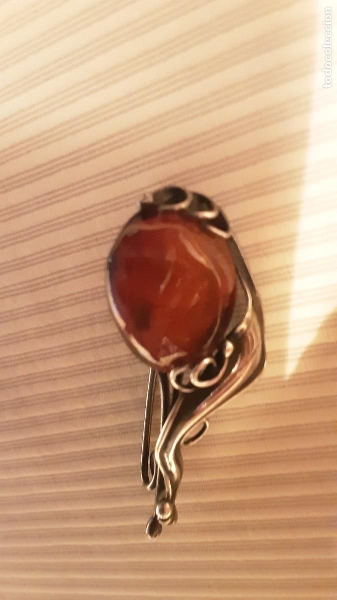Joyeria: Broche de plata de ambar aut&eacute;ntico de dise&ntilde;o - Foto 3