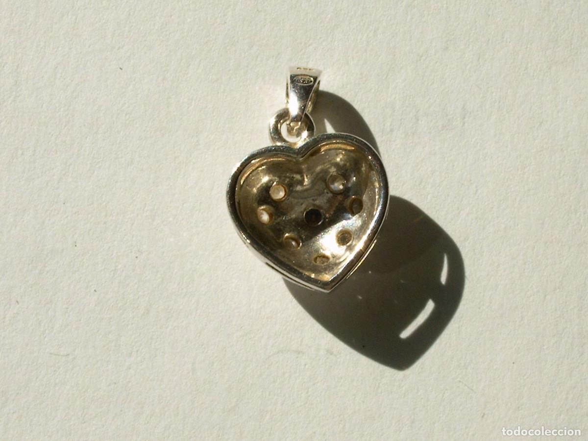 Joyeria: COLGANTE CORAZON ENGARZADO PLATA 925 - Foto 2