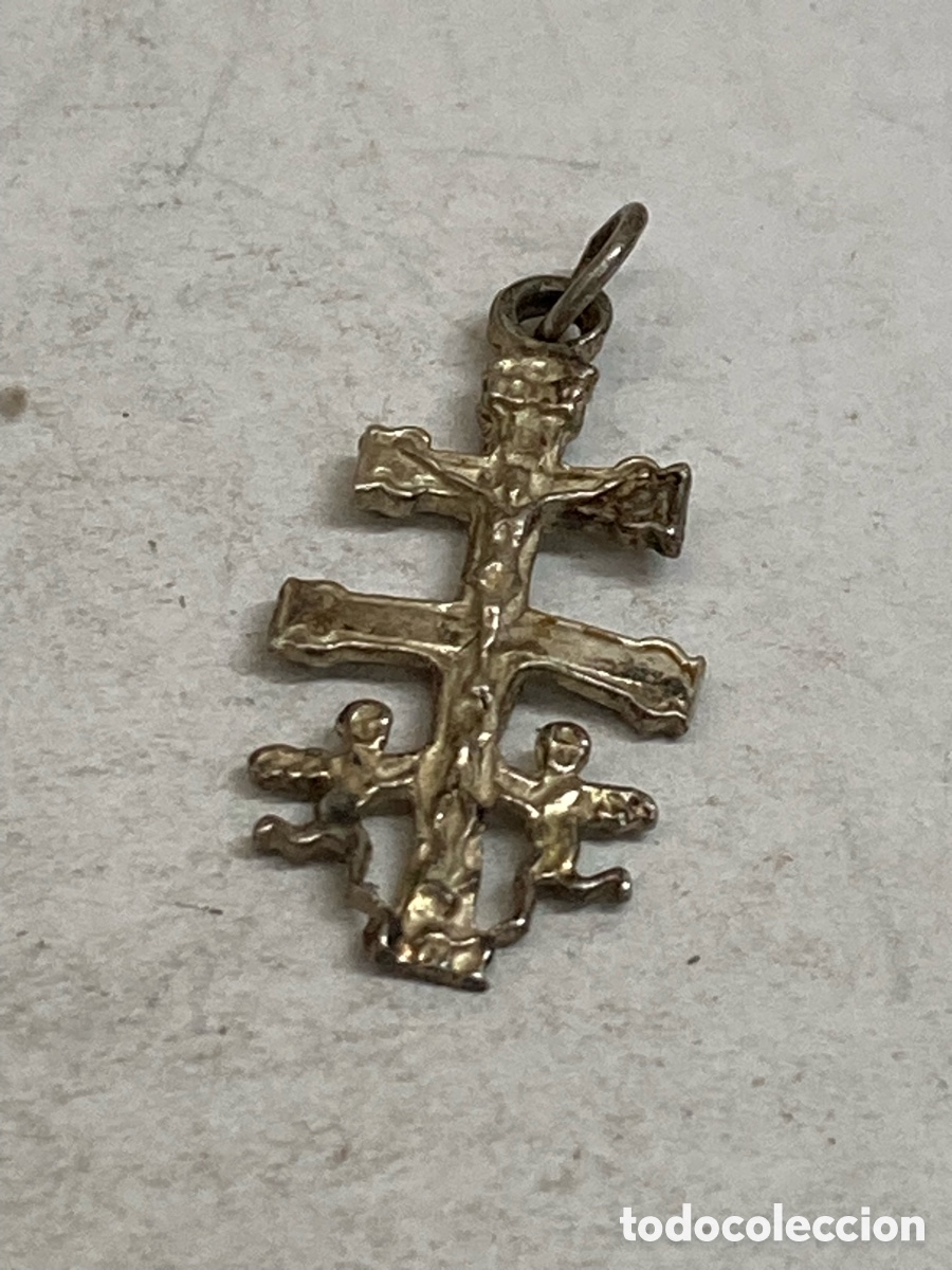 Joyeria: Cruz de plata religiosa C440 - Foto 1