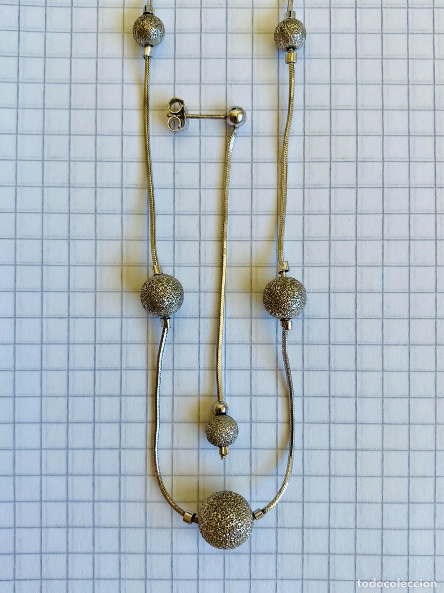 Joyeria: Pendientes y collar de plata 925 - Foto 7