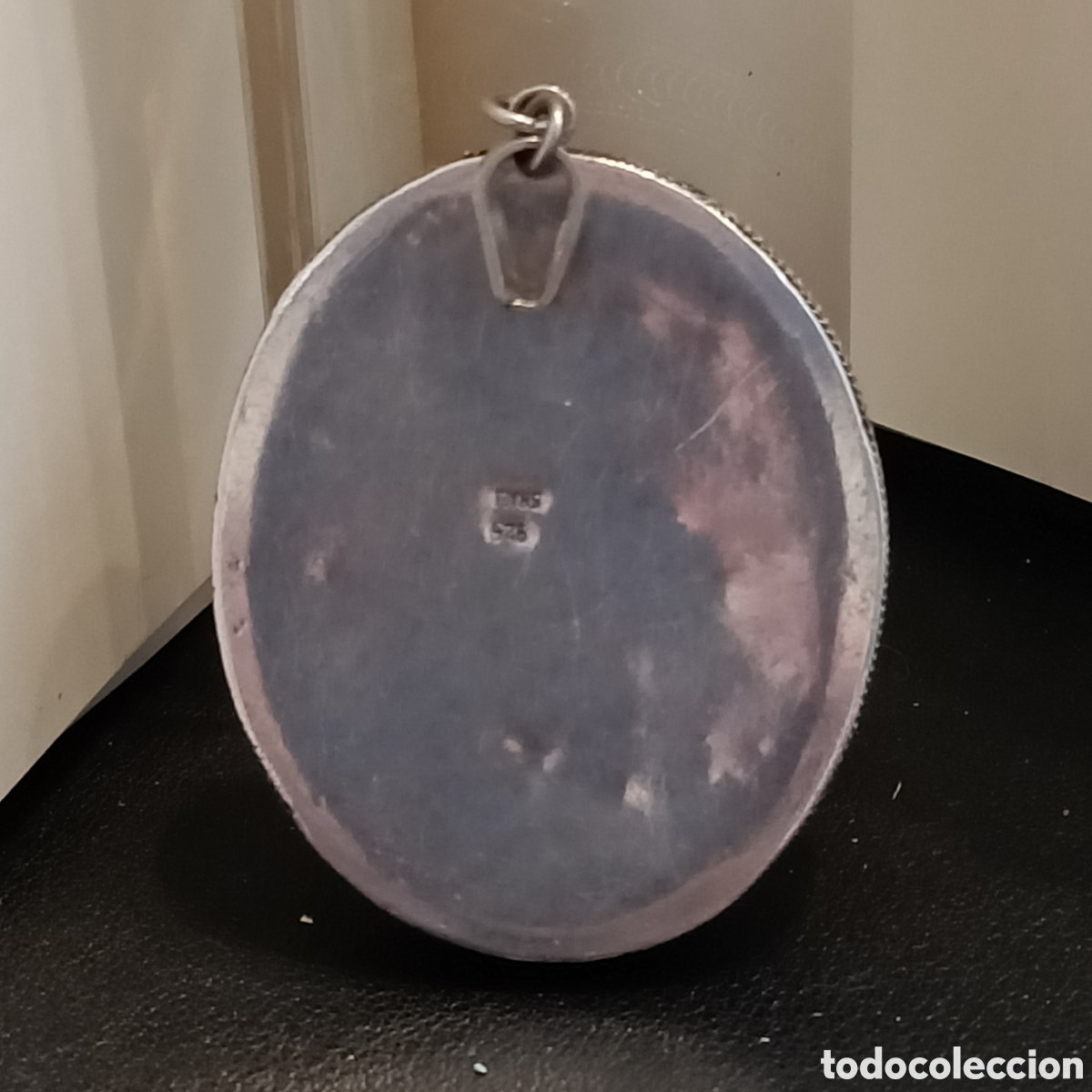 Joyeria: Colgante de plata con &aacute;gata central. - Foto 2