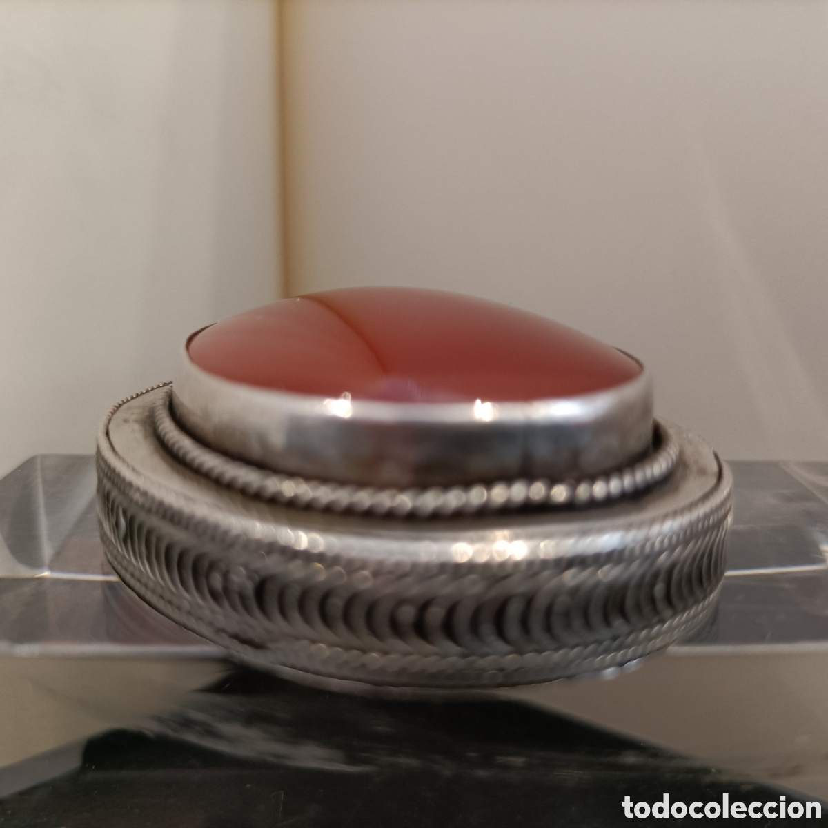 Joyeria: Colgante de plata con &aacute;gata central. - Foto 6