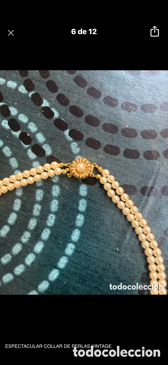 Joyeria: ESPECTACULAR COLLAR DE PERLAS VINTAGE - Foto 4