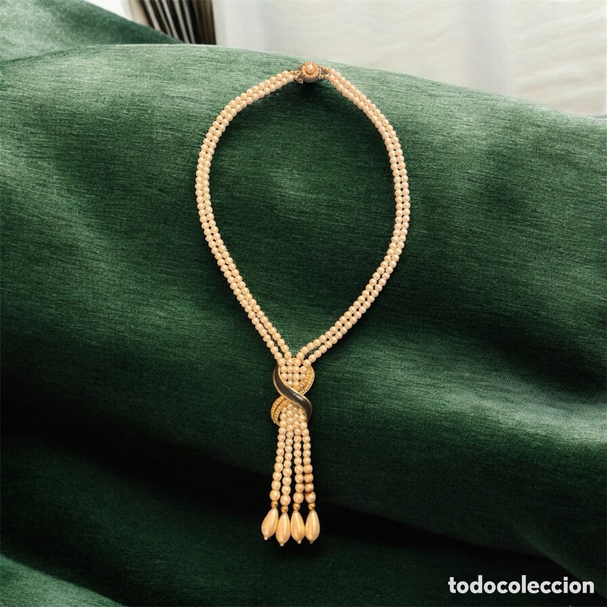 Joyeria: ESPECTACULAR COLLAR DE PERLAS VINTAGE - Foto 1