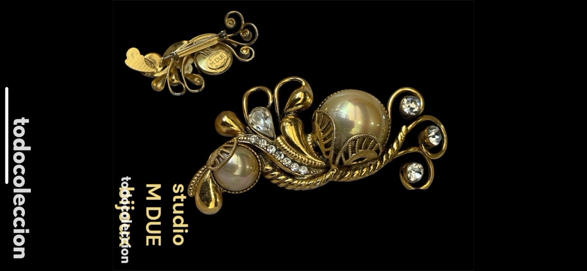 Joyeria: ESPECTACULAR BROCHE STUDIO M DUE BIJOUX - Foto 3