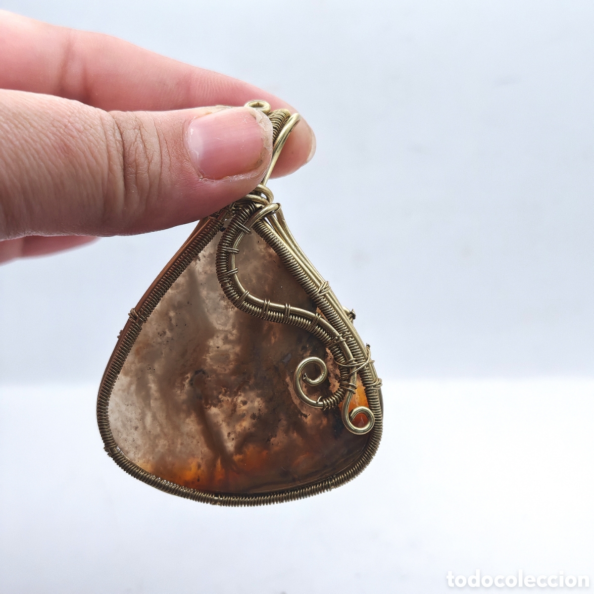 Joyeria: &Aacute;gata musgosa marr&oacute;n. Bronce - Foto 2
