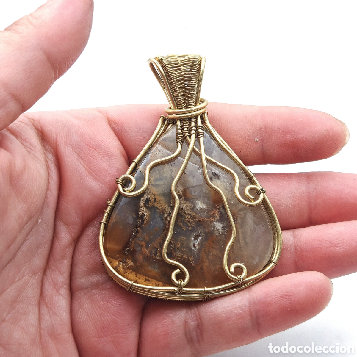 Joyeria: &Aacute;gata musgosa marr&oacute;n. Bronce - Foto 5